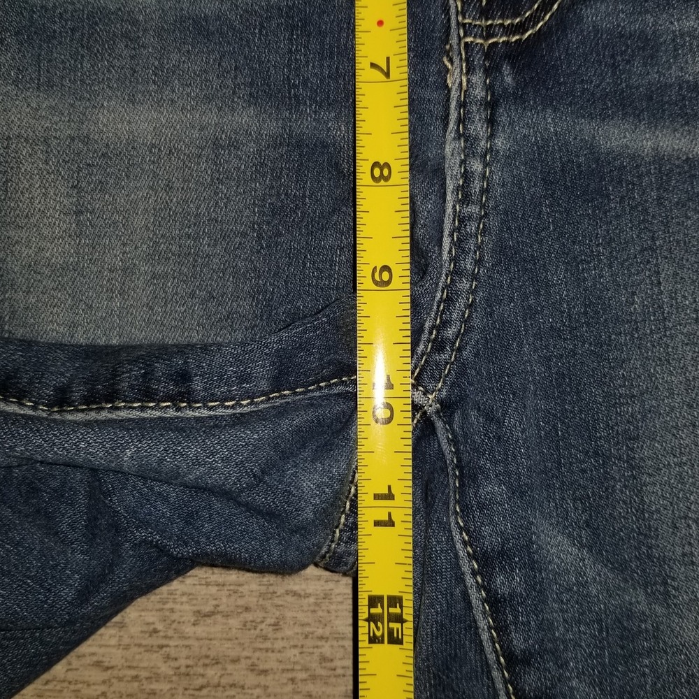 BKE Parker Jeans Size 26 Universal Fit High Rise Ankle Skinny Blue Denim Buckle - Picture 8 of 13